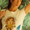 Lo urgente es vivir camiseta pintada