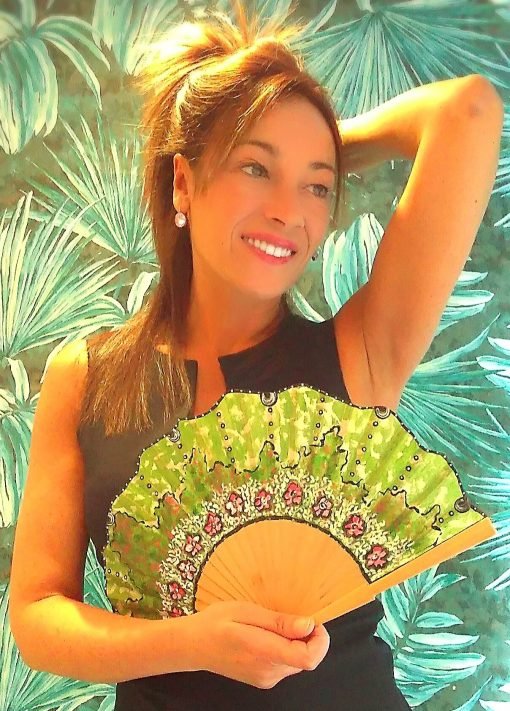 Venta de abanicos pintados a mano