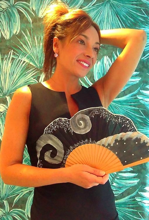Tienda de abanicos pintados a mano
