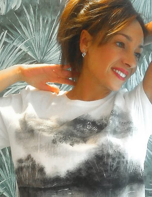 Camisetas originales pintadas a mano hombre