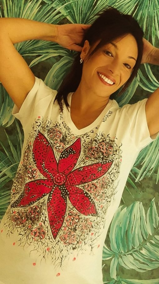 Ropa pintada a mano