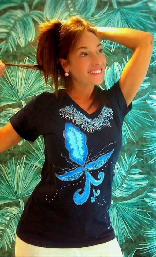 Camisetas pintadas a mano byMIRENE