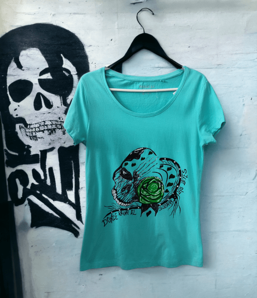 Camisetas pintadas de calaveras bymirene