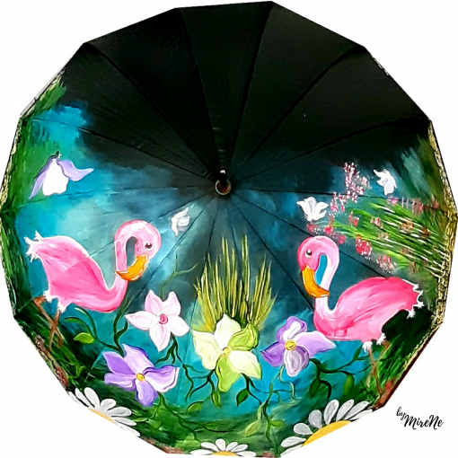 Tienda de ropa pintada a mano