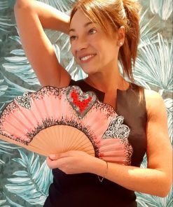 Venta de abanicos pintados