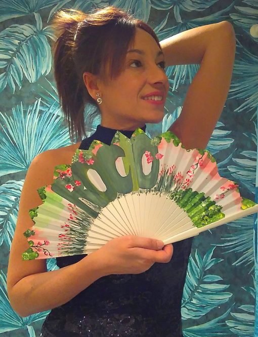 Tienda de abanicos pintados
