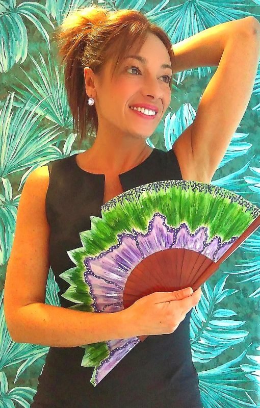 Abanicos pintados a mano tienda
