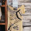 Camisetas pintada a mano Rock bymirene