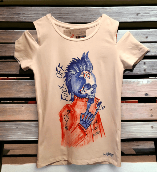 Camisetas de calaveras pintadas byMIRENE