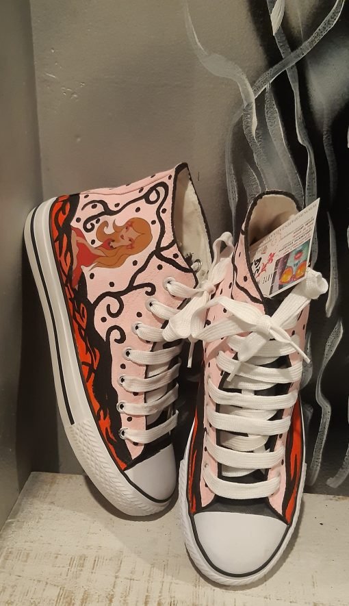 Regalos originales zapatillas pintadas byMIRENE