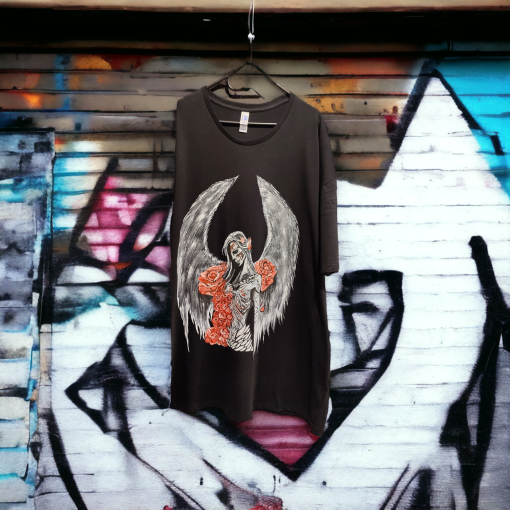 Camisetas de calaveras para hombre, pintadas a mano byMIRENE.