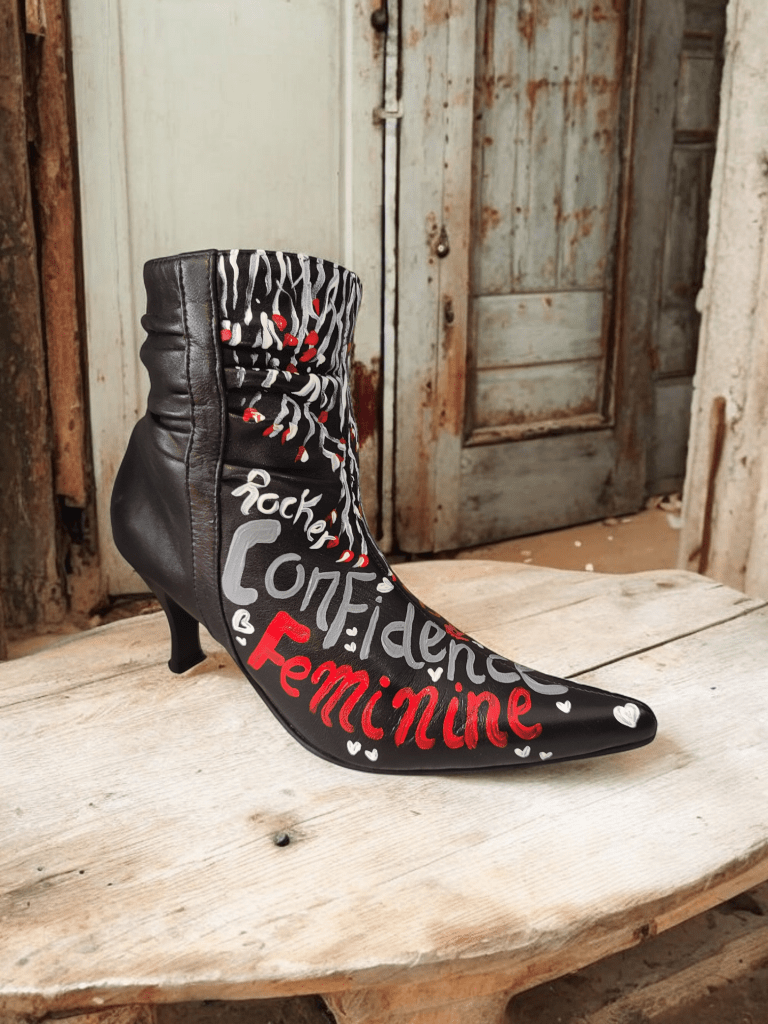 Botas pintadas a mano